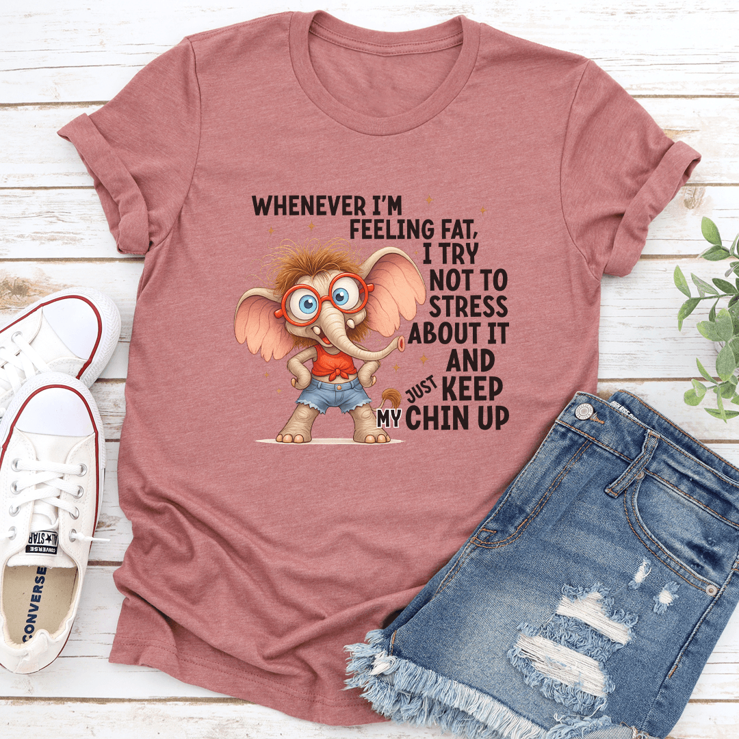 Whenever I'm Feeling Fat I Try Not to Stress About It Tee