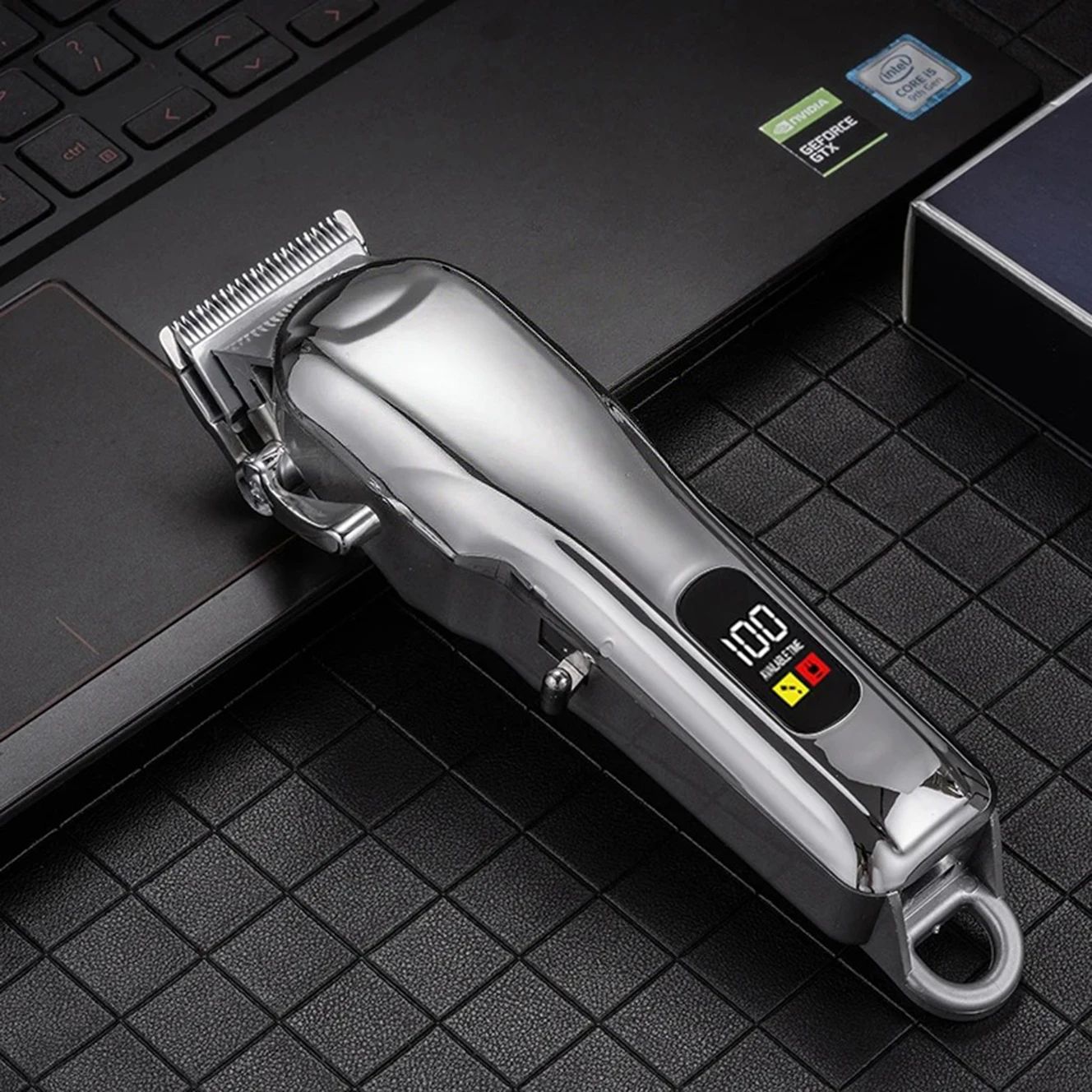 QuietCut Pro Cordless Dog Grooming Clippers - Low Noise, Rechargeable Pet Hair Trimmer for Dogs & Cats