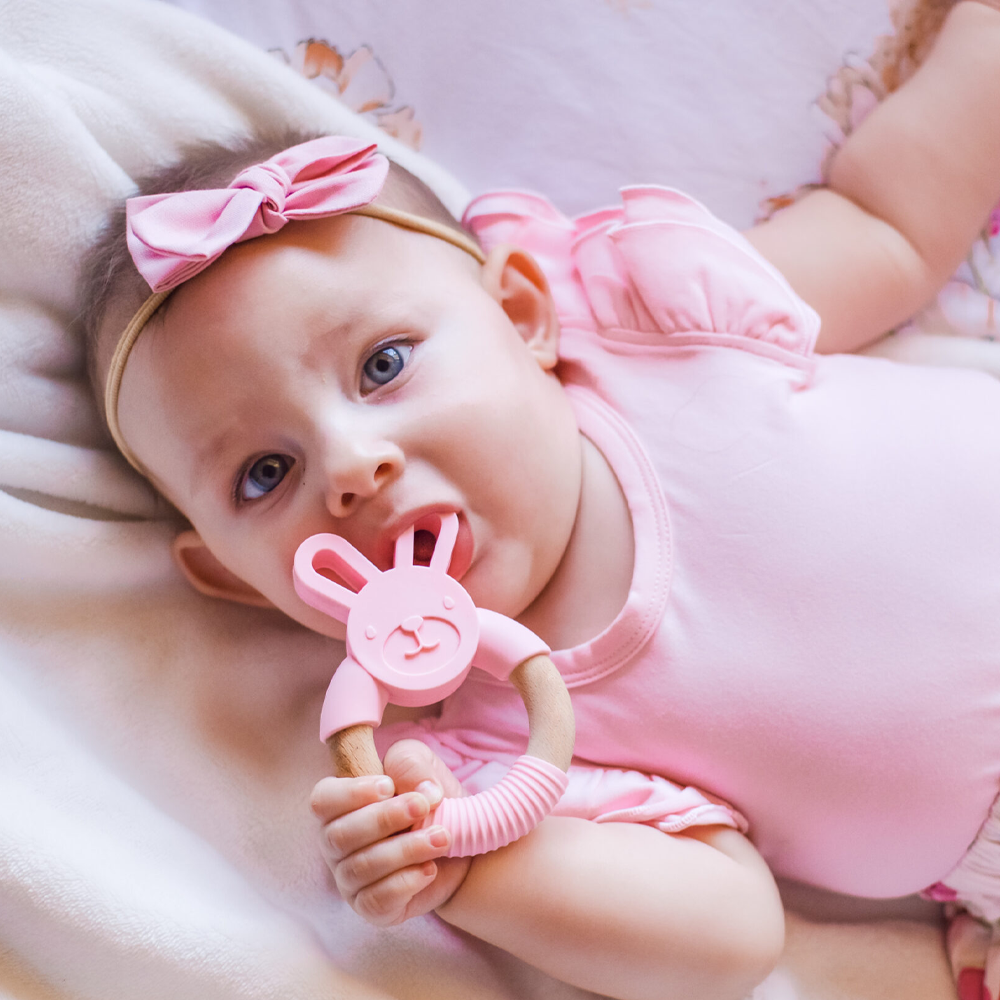 Food Grade Bunny Teether Ring