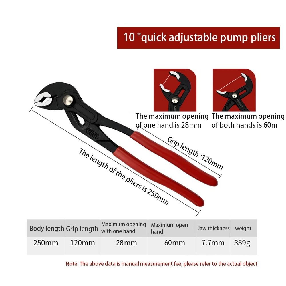 Multifunction Automatic Water Pump Pliers