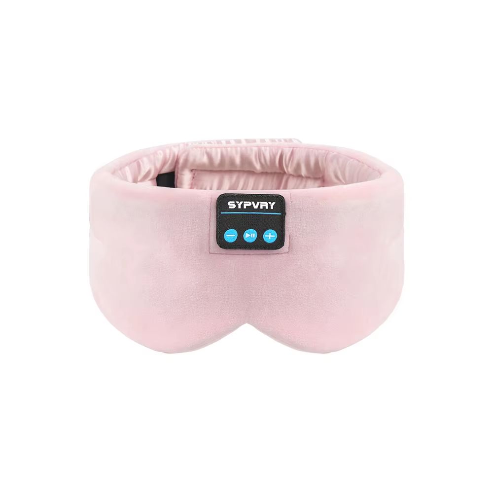 Soft Silk Bluetooth Sleep Mask Headphones with Wireless Music and Adjustable Fit