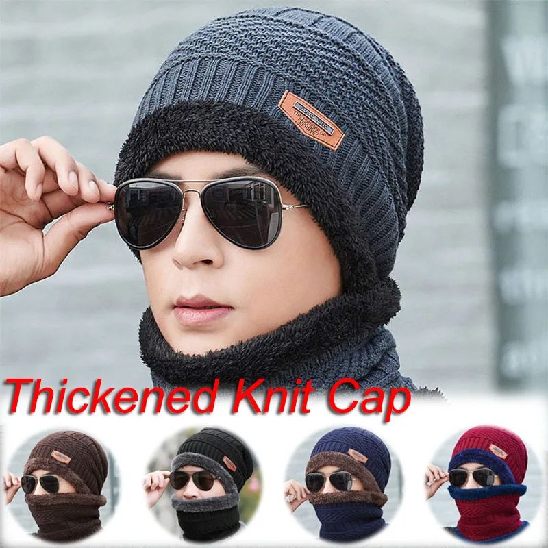 Winter Fleece Beanie Scarf Set for Cold Weather