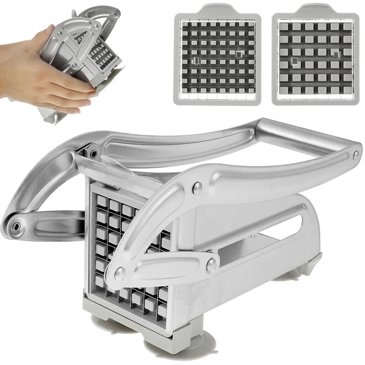 Manual Stainless Steel Potato Cutter & Slicer