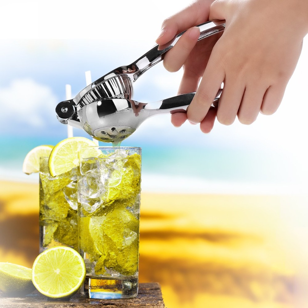 Lemon Citrus Juicer Stainless Steel Squeezer with Orange Crusher Zester