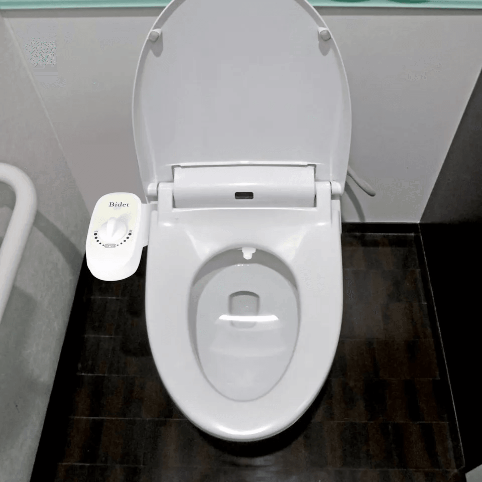 Adjustable Clean & Clear Rear End Bidet, Non-Electric Fresh Water Spray Butt Wash Washer with Self-Cleaning Nozzle