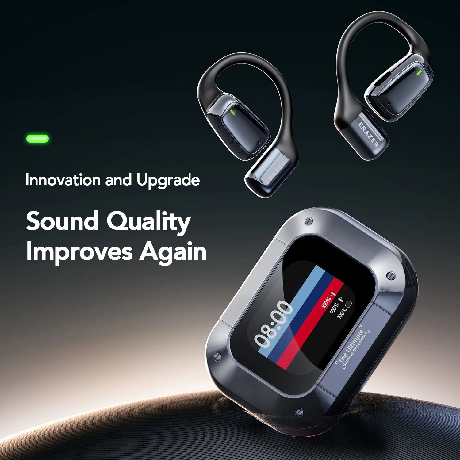 Bluetooth 5.4 Wireless Translation Earphones with LED Display