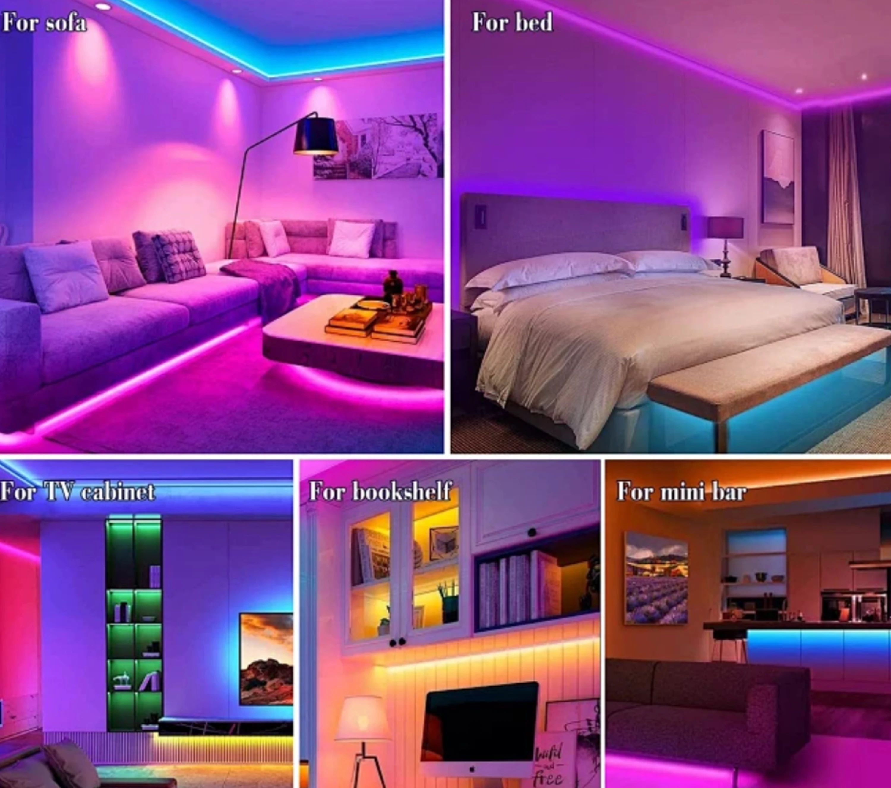 AuraFlex USB COB LED Strip Light – 320 LEDs for Ambient TV & Home Lighting