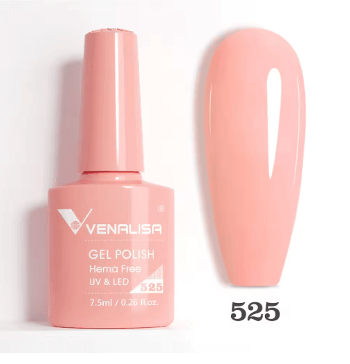 Venalisa HEMA and TPO Free Glitter Gel Nail Polish Jelly Pink Nude Collection