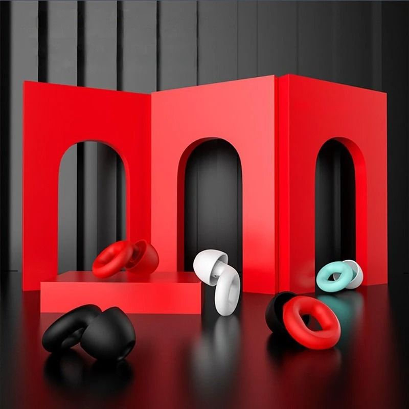 Silicone Noise Reducing Earplugs for Sleep and Swimming