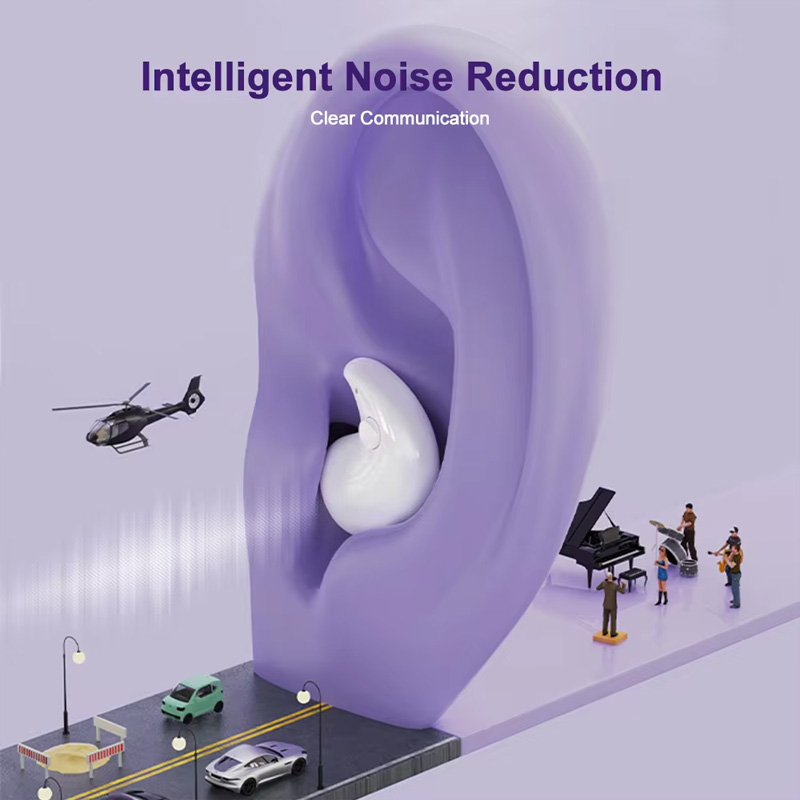 Invisible Sleep Earbuds Bluetooth Wireless Earbuds with Noise Cancelling Mic & HiFi Sound