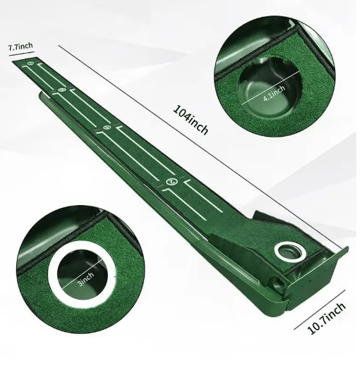 MiniPro Portable Golf Putting Mat – Compact Mini Golf Practice Mat for Indoor & Outdoor Use