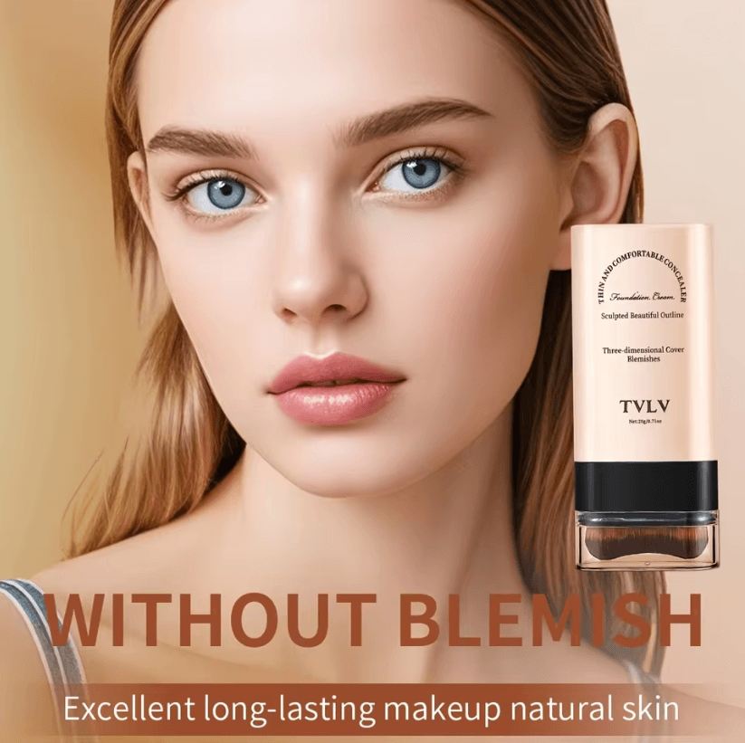 TVLV Eraser Foundation Stick with Built In Brush