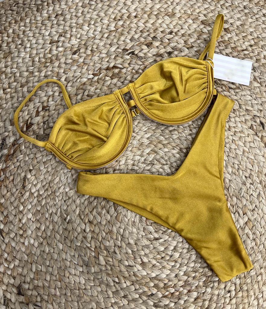 Luxury Swimwear for Female, Push Up Beach Swimsuit, Brazilian Bathing Suit with Hanging Neck
