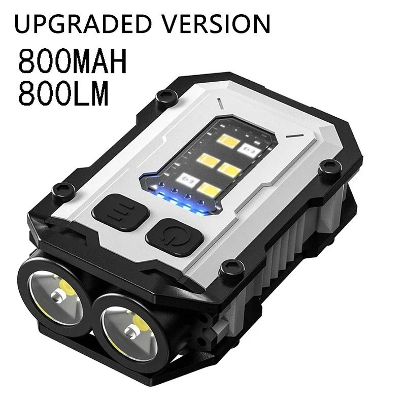 Rechargeable Mini COB LED Keychain Flashlight with Magnetic Base
