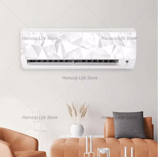 3D Geometric Air Conditioner Panel Sticker Abstract Illusion Wall Decal