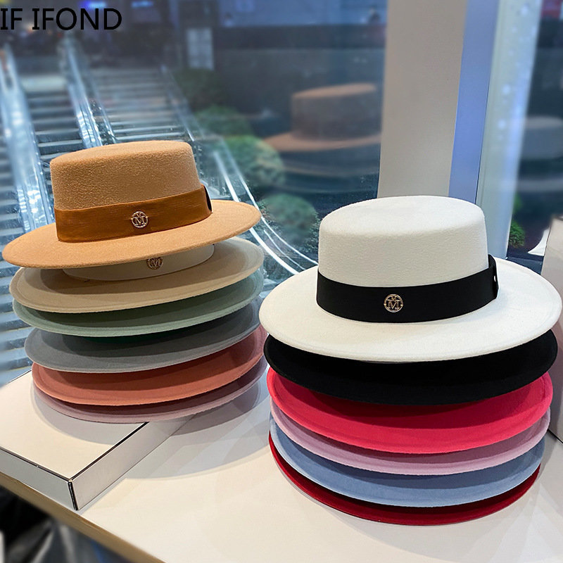 Elegant Fedora Hat for Women, Fashionable Panama Dress Hat with Ribbon Band