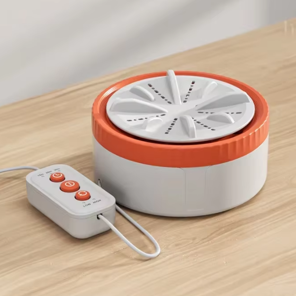 Compact Mini Washing Machine for Baby Clothes, Socks & Underwear Gear Timing Turbine for Travel & Home Use