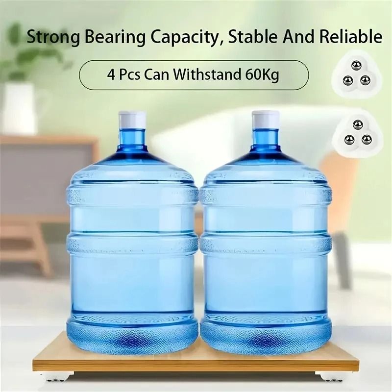 Heavy-Duty Smooth-Rolling Wheels with Stainless Steel Bearings