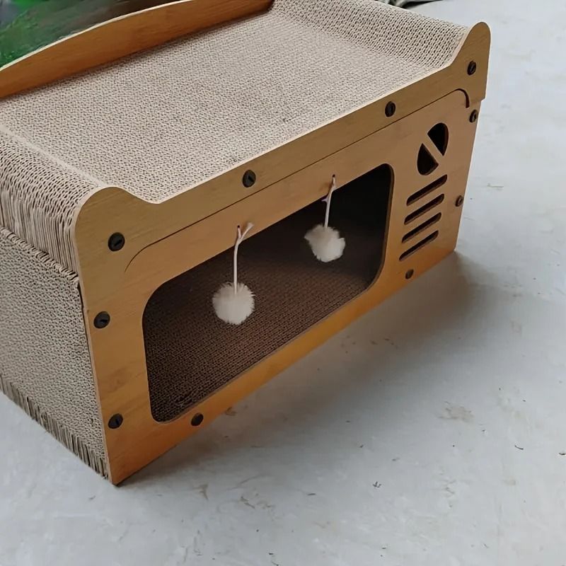 All-Season Interactive Cat Scratching Sofa & Nest