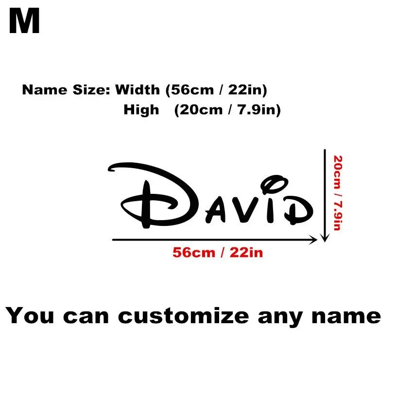 Custom Personalized Name Decal – High-Definition Modern Nursery Wall Art