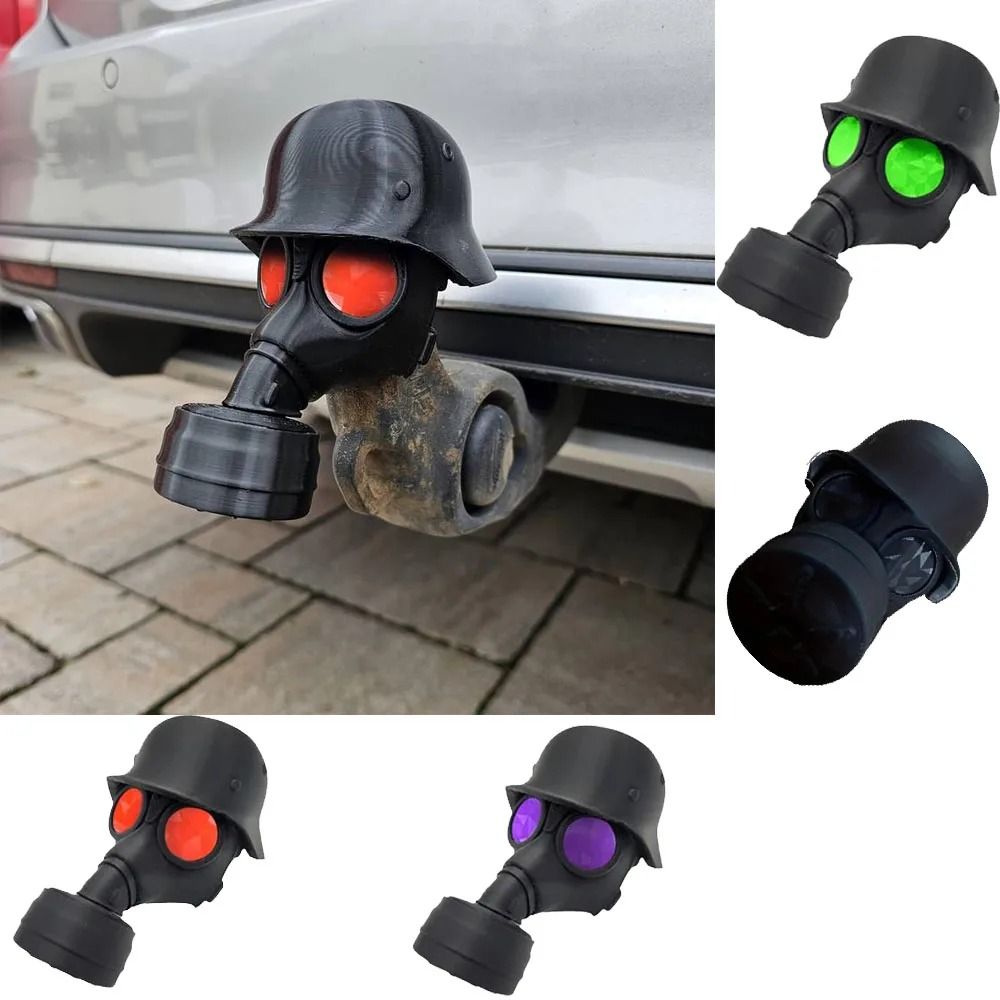 Universal Heavy-Duty Steel Helmet Trailer Hitch Cover