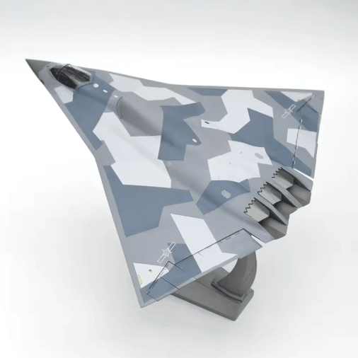 J36 Fighter Jet Model Airplane 1 to 72 Scale Metal Aircraft Display with Base