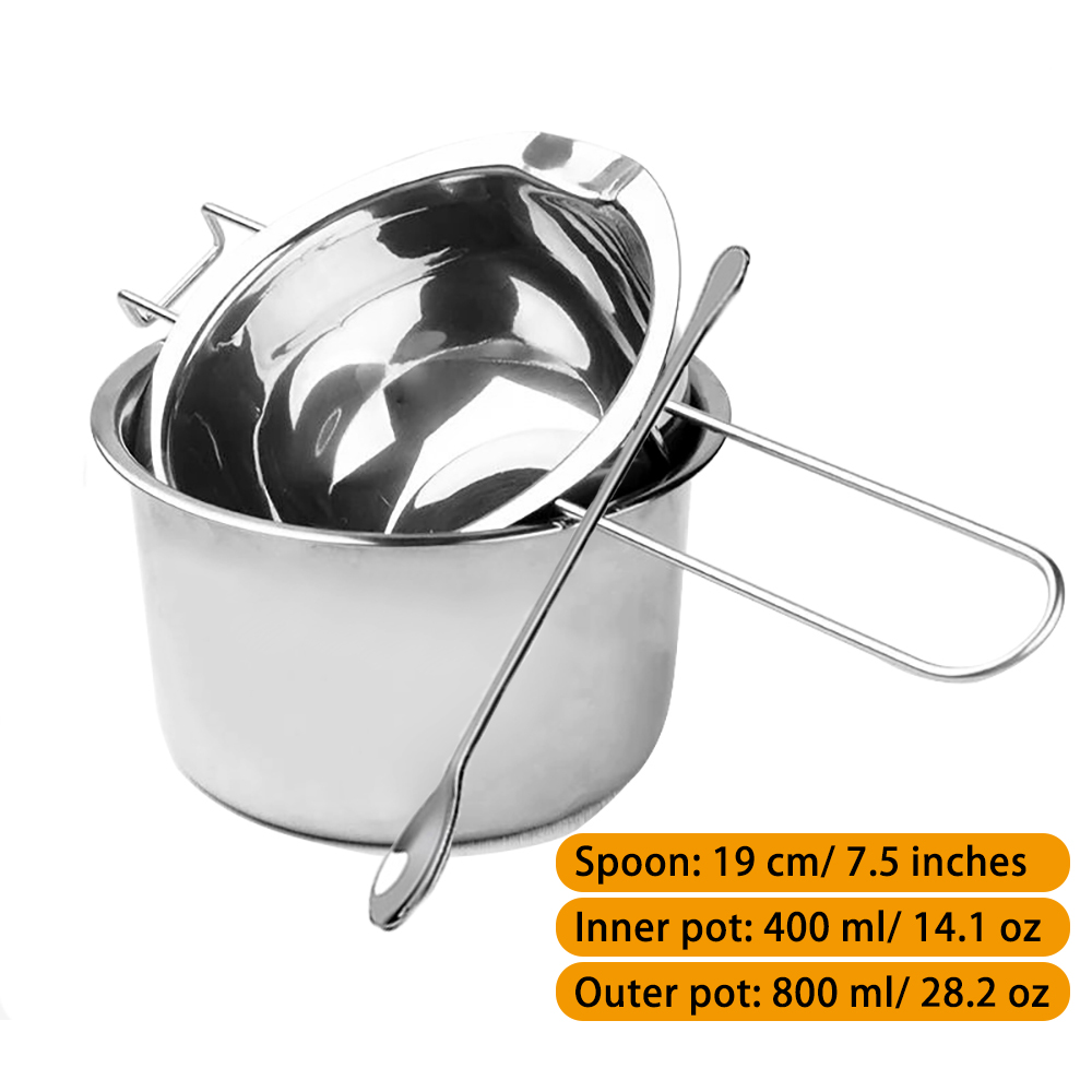 Stainless Steel Candle Making Pouring Pot Double Boiler Wax Melting Pot DIY Candle Making Starter Kit High Quality Tools