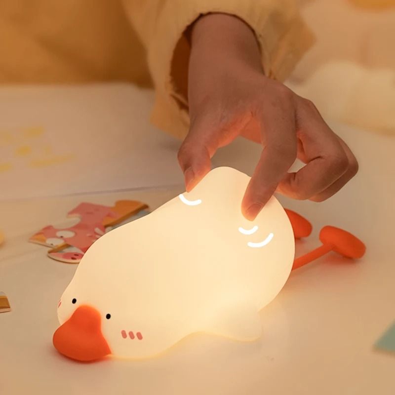 BANDIAN Rechargeable LED Cute Duck Night Light