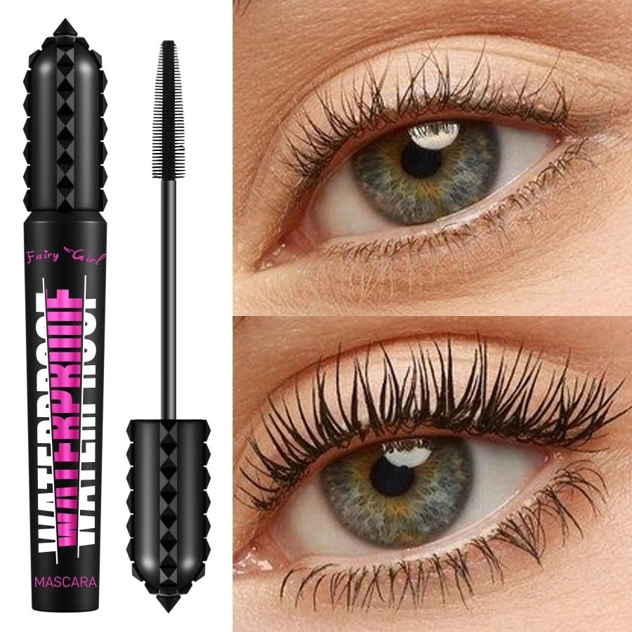 Black Waterproof Mascara Lengthening 4D Effect