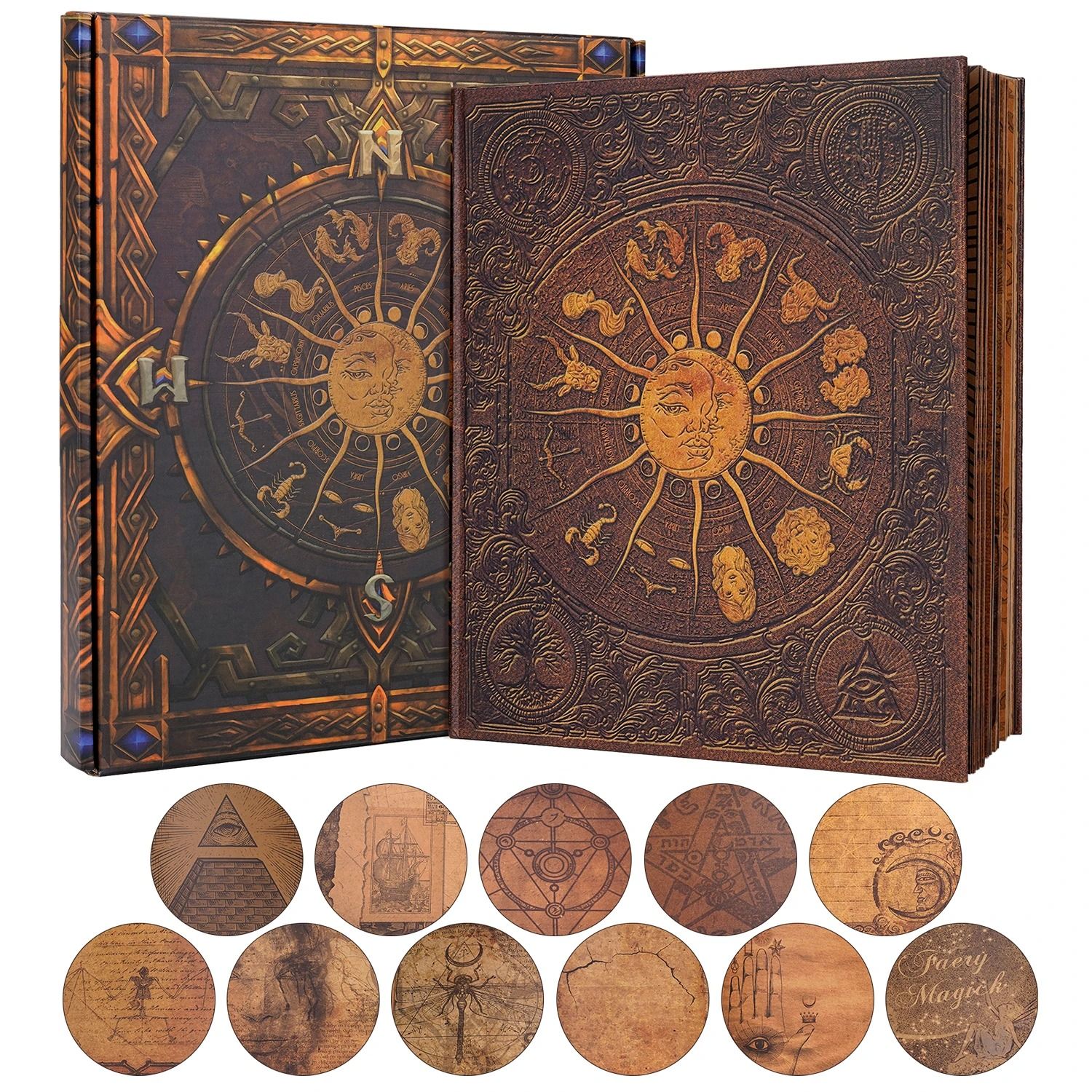 DIY Zodiac Scrapbook Photo Album 132 Page Witch Magic Castle Theme