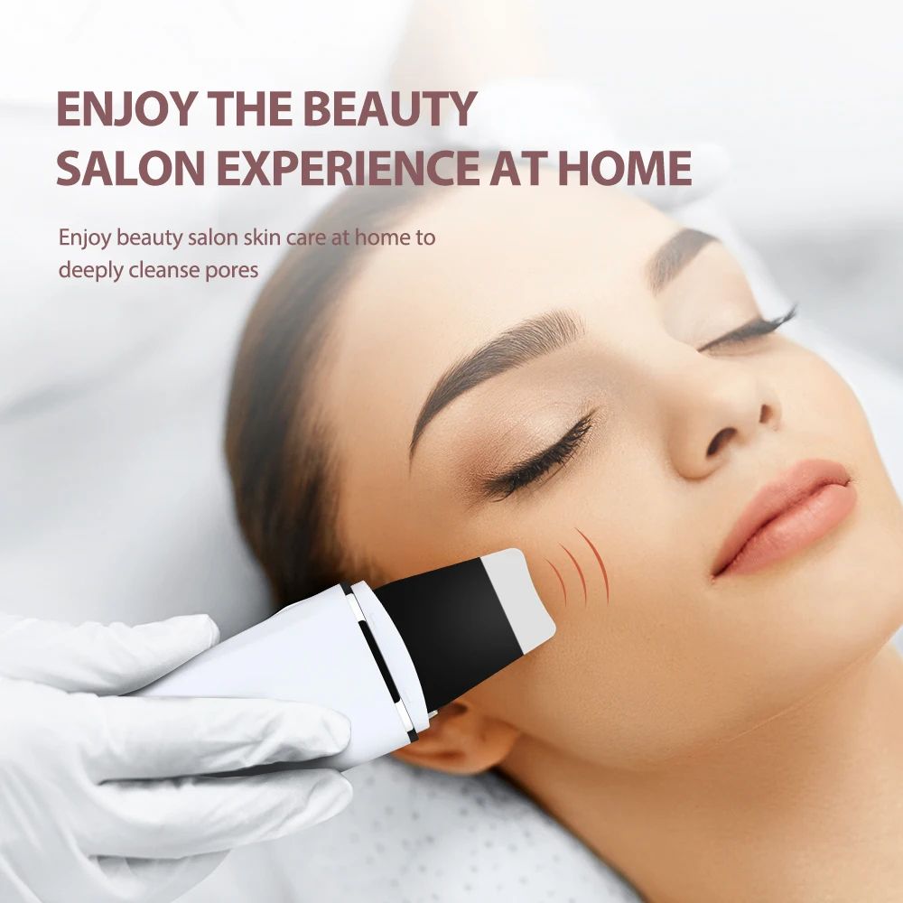 Electric Skin Scrubber Blackhead Remover Deep Clean Facial Spatula