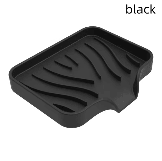 Silicone Soap Holder with Drain – Non-Slip Hole-Free Bathroom Soap Dish for Sink & Shower