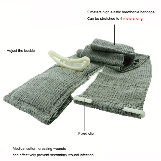 Medical Trauma Kit with Israeli Bandages – Emergency Wound Care Set for Outdoor, Camping & Hiking
