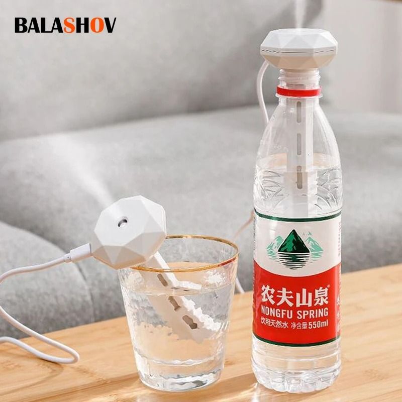 Portable USB Mini Humidifier Ultrasonic Air Diffuser with LED Light