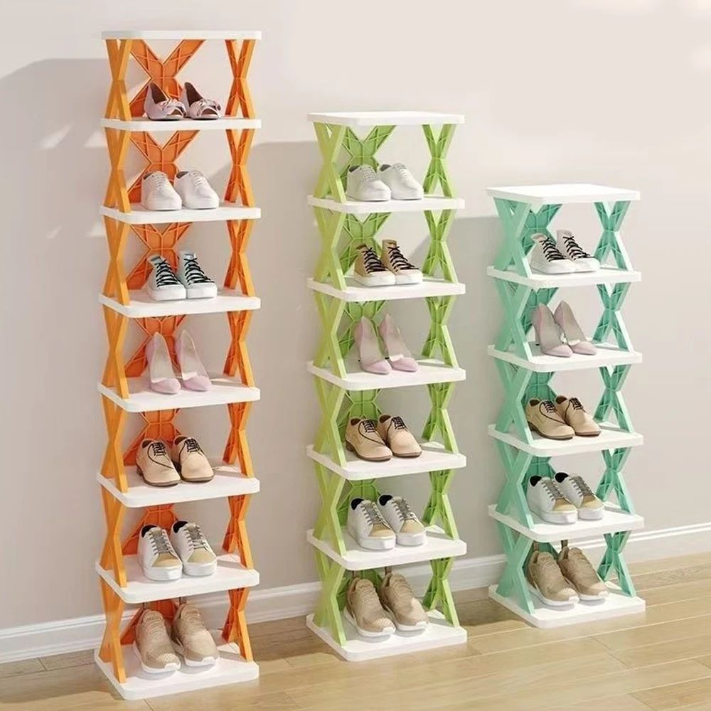8-Tier Multilayer Shoe Shelf Organizer – Detachable Space-Saving Shoe Storage Rack for Family Home Closet Wardrobe