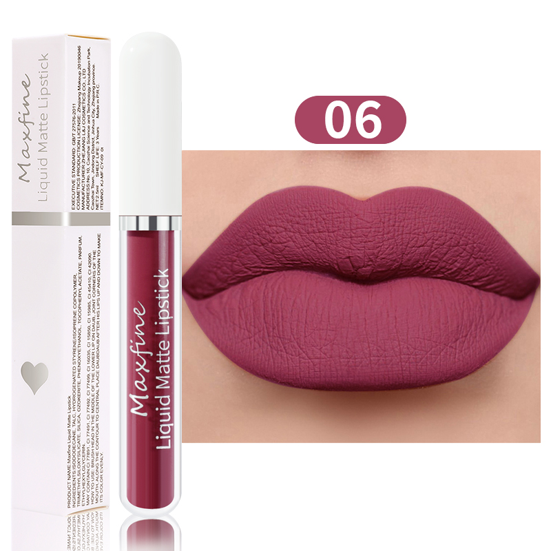 Sexy velvet lip glaze, Matte liquid lipstick, Moisturizing lipstick, Long lasting, Waterproof