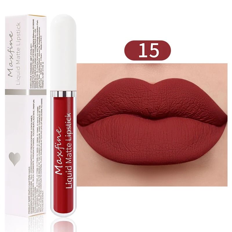 Matte Velvet Waterproof Lip Glaze