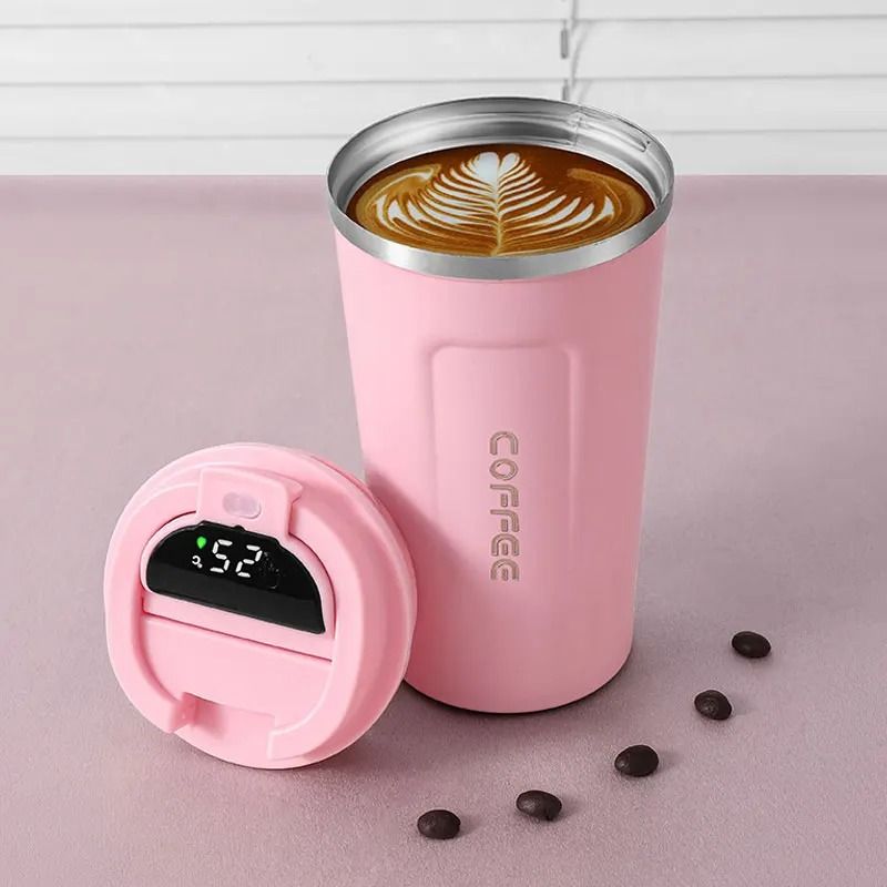 Smart Stainless Steel Tumbler with Temperature Display