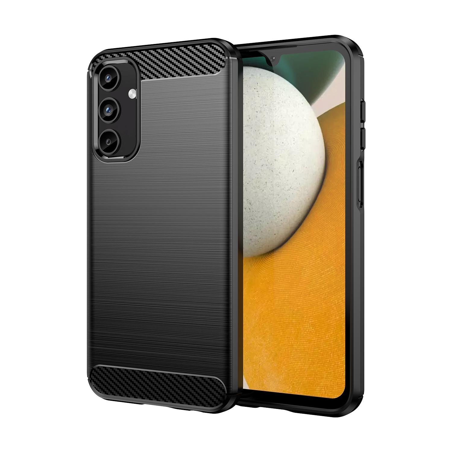 Premium Samsung Galaxy phone case, Carbon Fiber Texture TPU protective case
