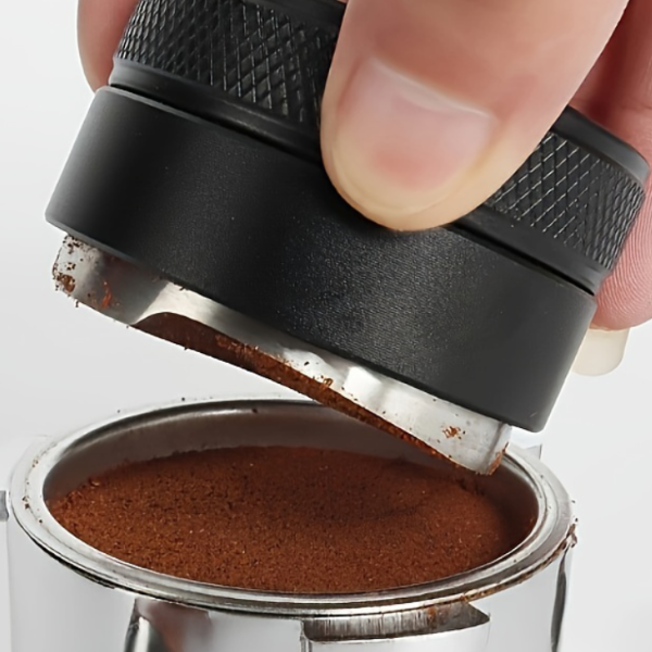 Adjustable Angled Slopes Palm Tamper Fits Portafilter Depth for Perfect Espresso Extraction