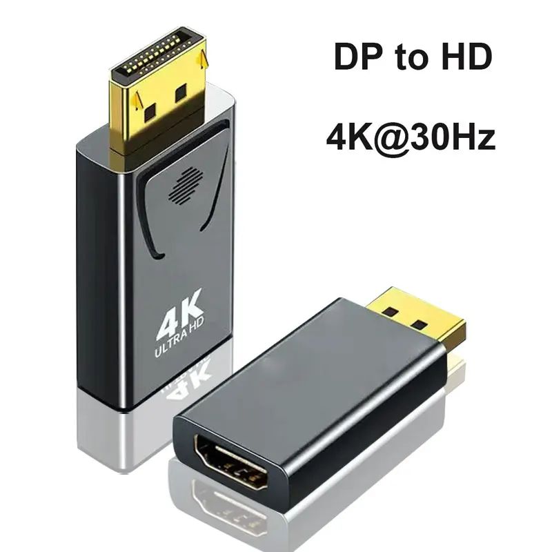 UltraClear 4K DisplayPort to HDMI Adapter for Monitor & HDTV