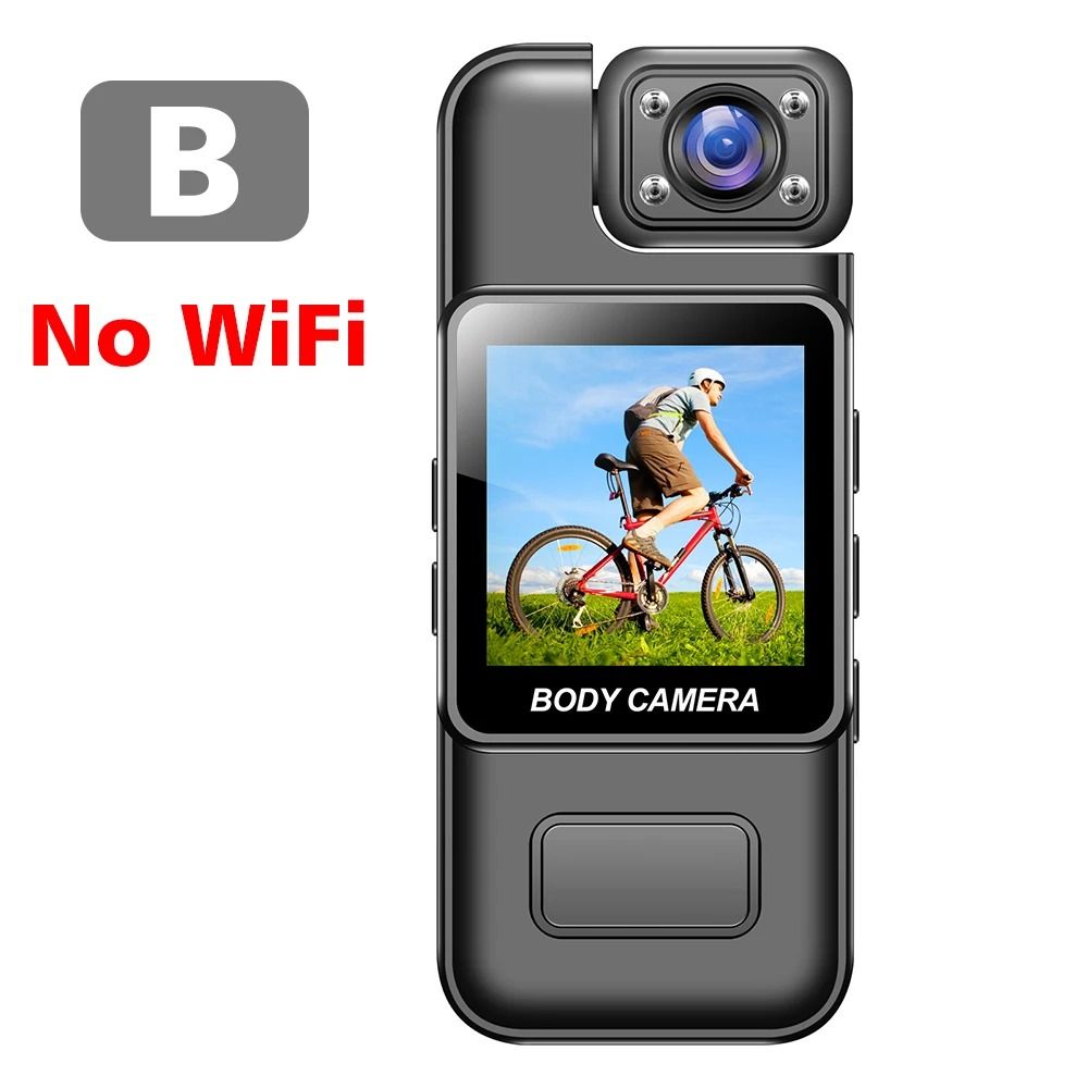 Mini HD Body Camera with Night Vision and Optional WiFi