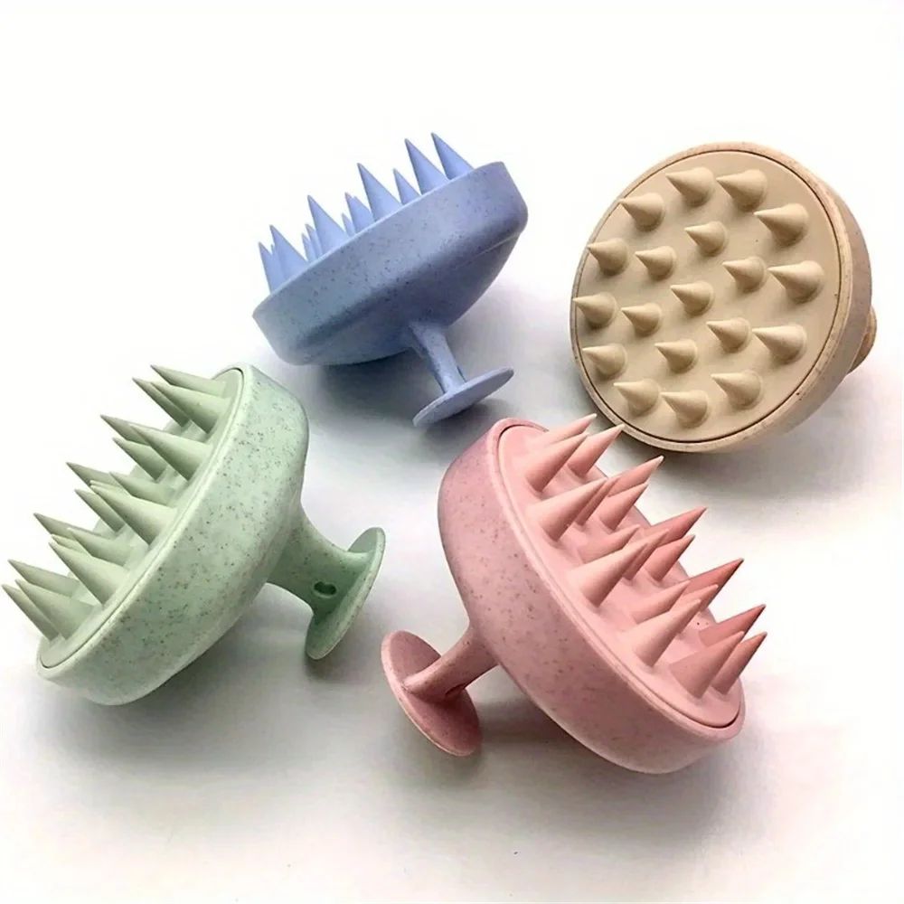 Silicone Scalp Massage Shampoo Brush with Body Wash Function
