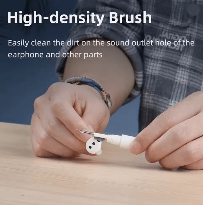 Wireless Earbuds Cleaning Kit Cleaning Pen Brush Tool for AirPods and Bluetooth Earphones