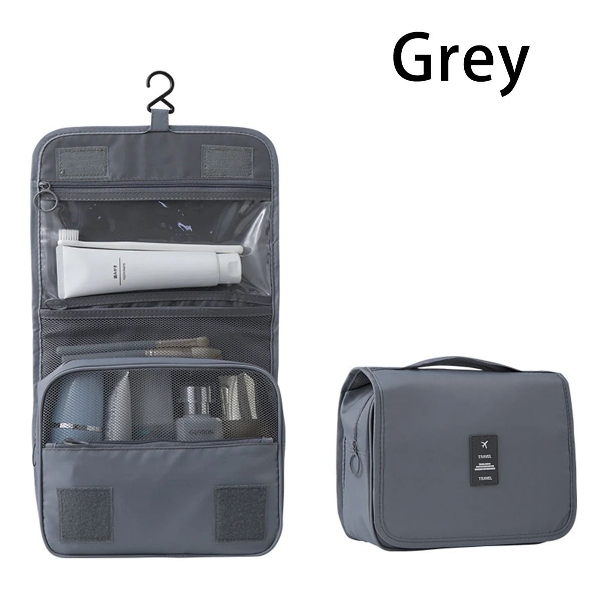 Multi-Functional Hanging Toiletry and Dry-Wet Separation Travel Bag