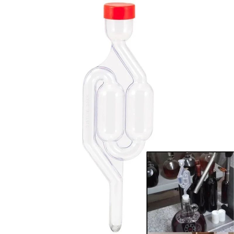 S Shape Airlock Fermentation Valve for Home Brewing and Wine Making