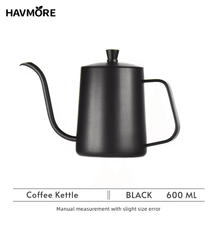 PrecisionFlow Stainless Steel Gooseneck Coffee Kettle