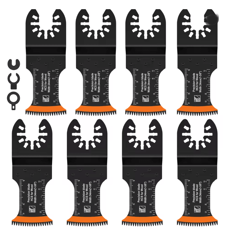 Japanese Oscillating Saw Blades High Carbon Steel Bi Metal Multitool Cutter Set