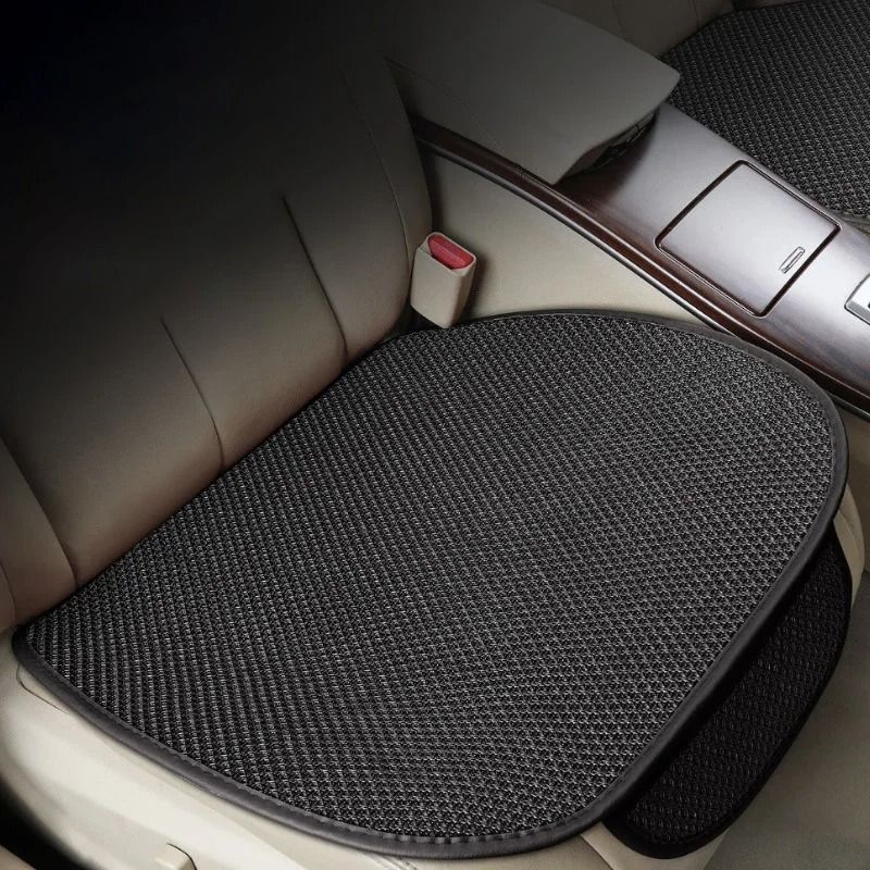 Breathable Ice Silk Summer Car Seat Cushion Cover Universal Non Slip Pad