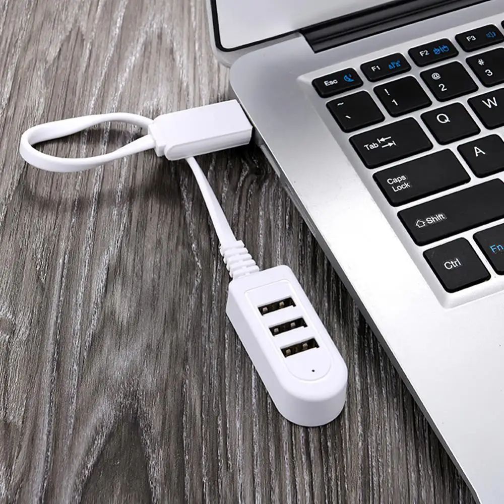Multi-Port USB Charging Hub 30cm Cable USB 2.0 Splitter (Power Only)